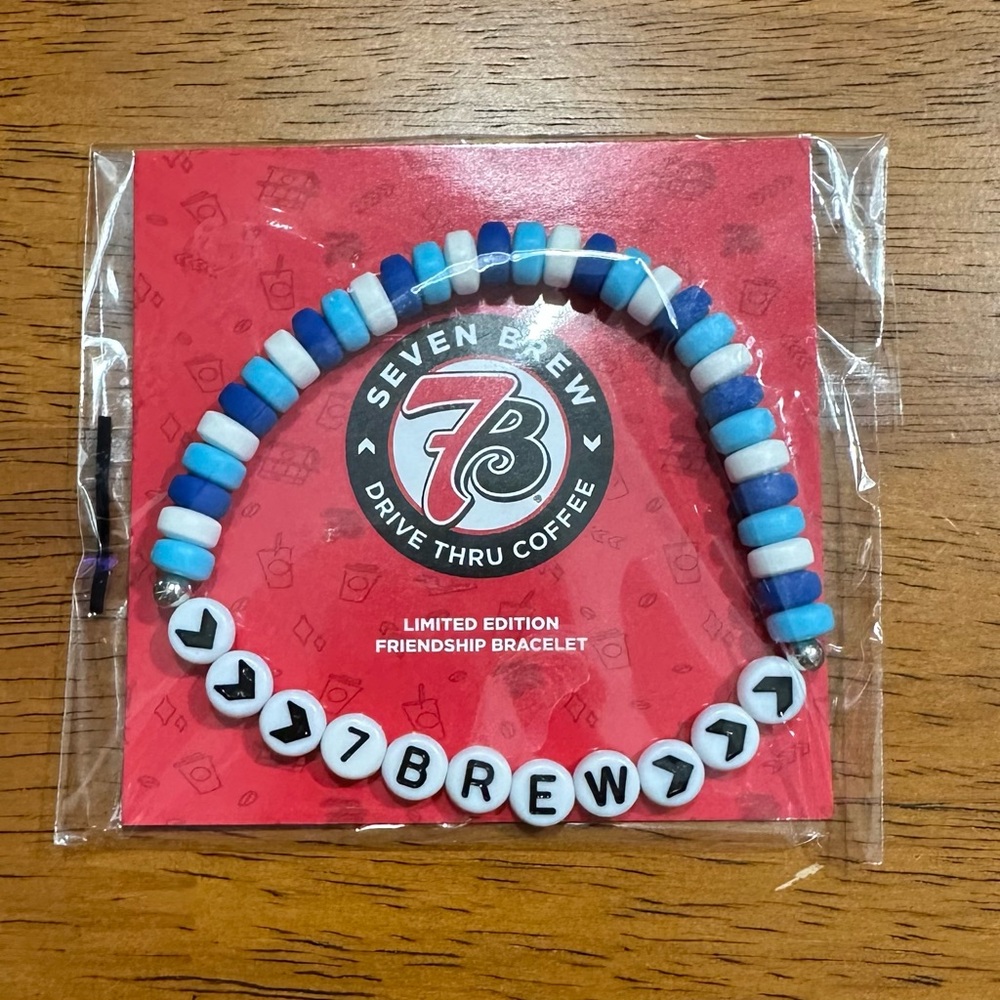 7 Brew Limited Edition Friendship Bracelet Sealed In Original Package